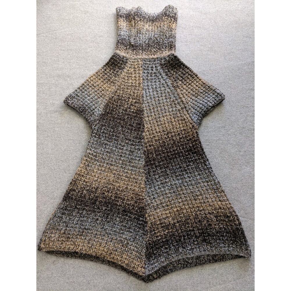 Soft Surrounding Dolman Wool Blend Sweater Womens Size Large Color Block Boho
